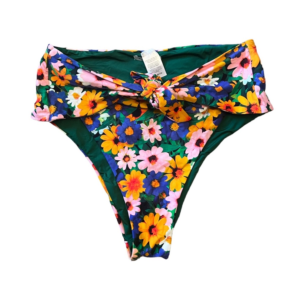 NWOT WeWoreWhat Riviera Floral Print Bikini Bottom